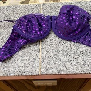 Vintage secrets bra! Purple and sparkles!